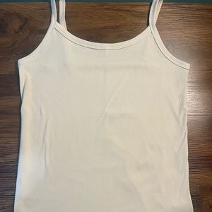 Trendy White Tank Top